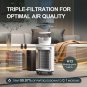 Cleanforce Rainbow H13 True HEPA Air Purifier for Home Large Room, Bedroom, up t