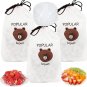 300Pcs Elastic Food Storage Covers Reusable Stretch Plastic Wrap Bowl Covers Fre