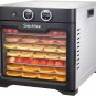 Food Dehydrator for Jerky,8 Stainless Steel Dehydrator for Food and Jerky, 800 W