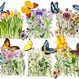 320 PCS Floral Stickers, Self-Adhesive Flowers Stickers,Pet Vintage Sticker Deco