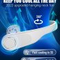 Bladeless Neck Fan - 5200Mah Battery Operated Fan Rechargeable - Personal Portab
