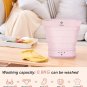Portable Washing Machine Mini Washer with Drain Basket, Foldable Small Washer fo