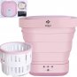 Portable Washing Machine Mini Washer with Drain Basket, Foldable Small Washer fo