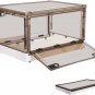 Stackable Storage Bins Collapsible Closet Toy Organizer Clear Box Large Cube Pla