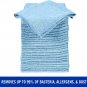Microfiber Cleaning Cloth, 14 X 14 In., Blue, 24 Pack, Washable and Reusable, Al