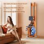Water Rowing Machine, Wood Water Rower with LCD Monitor Water Resistance Wooden