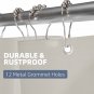 Plastic Shower Curtain Liner, 72X72 Tan Shower Liner Lightweight PEVA Shower Cur