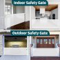 105 Inch Retractable Baby Gates Extra Wide Dog Gate Extra Long Baby Gates for Do