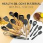 Lemuna 18Pcs Silicone Kitchen Utensils Set, Kitchen Cooking Utensils Set with Ho