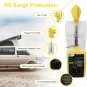 RV Surge Protector 30 Amp with Waterproof Cover Smart RV Surge Protector (2100 J
