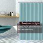 Cyan Shower Curtain Liner, 4G PEVA Shower Liner, Non-Toxic Odor Free Plastic Wat