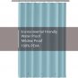 Cyan Shower Curtain Liner, 4G PEVA Shower Liner, Non-Toxic Odor Free Plastic Wat
