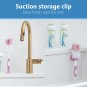 Reusable Sponge Baby Bottle Cleaning Brush with Suction Cup Stand, Scrubber and