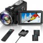2.7K Video Camera Camcorder 30FPS 36MP 3.0Inch Flip Screen IR Night Vision 16X Z