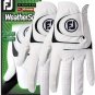 Men'S Weathersof Golf Gloves, Pack of 2 (White)
