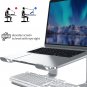 Laptop Stand, Aluminum Computer Riser, Ergonomic Laptops Elevator for Desk, Meta