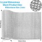 60750 Pieces Bling Rhinestone Sheet Crystal Self-Adhesive Rhinestone Diamond Sti