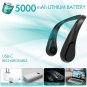 Bladeless, 5000Mah Rechargeable Battery Powered, 3 Speeds, Angle Adjustable, Han