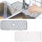 Kitchen Sink Splash Guard - Silicone Faucet Handle Drip Catcher Tray Kitchen Gad