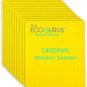Premium Swedish Dishcloths for Kitchen (10 X Yellow) Multi-Surface, Cellulose &