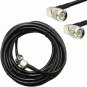 15FT 90° Ag Leader Antenna Cables for Trimble GPS Ez-Guide FMX TNC Male to Male