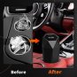 Car Trash Can 2 Pack with 30 Trash Bags - Mini Essential Car Accessories for Int