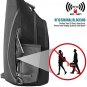 G4Free Sling Bag RFID Blocking Sling Backpack Crossbody Chest Bag Daypack for Hi