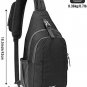 G4Free Sling Bag RFID Blocking Sling Backpack Crossbody Chest Bag Daypack for Hi