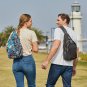 G4Free Sling Bag RFID Blocking Sling Backpack Crossbody Chest Bag Daypack for Hi