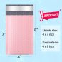 Bubble Mailers 4X8 Inch 100Pc Light Pink Shipping Bags, Chic Packaging Bags for