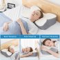 Cervical Memory Foam Cooling Pillow - Ergonomic Pillow for Neck and Shoulder Pai