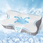 Cervical Memory Foam Cooling Pillow - Ergonomic Pillow for Neck and Shoulder Pai