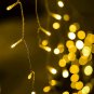 Dazzle Bright 360 LED Christmas Icicle Lights, 29.5 FT 8 Modes Curtain Fairy Lig