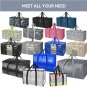 2 Pack Extra Large Moving Bags with Zippers & Carrying Handles, Heavy-Duty Stora