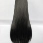 COSPLAZA Cosplay Wig Long Straight Flat Bang Synthetic Wig Anime Black Hair