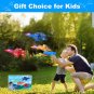 6 Pack Airplane Launcher Toy,7.4" F-35 Foam LED Plane,Catapult Plane with 6 Stic