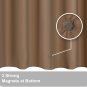 Brown Shower Curtain Liner - Premium PEVA Shower Liner for Bathroom, BPA & PVC F