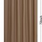 Brown Shower Curtain Liner - Premium PEVA Shower Liner for Bathroom, BPA & PVC F