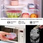 Reusable Silicone Stretch Lids 12 PCS Silicone Lids for Food Storage, round and