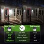 Solar Lights Outdoor, [128 LED/4 Packs] Solar Motion Sensor Lights 3 Working Mod