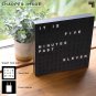 Sharper Image® LED Light-Up Word Clock, 7.75" Modern Design, Electronic Accent W