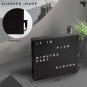 Sharper Image® LED Light-Up Word Clock, 7.75" Modern Design, Electronic Accent W