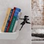 Book Ends to Hold Books Heavy Duty - Hidden Metal Bookends for Shelves Desk or C
