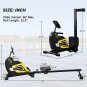 Magnetic Rowing Machine Foldable Exercise Rower 14-Level Adjustable Resistance f