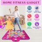 Dance Mat Gifts Toys for 3-10 Year Old Girls, Princess Themed Electronic Dance P