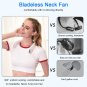 Portable Neck Fan Hands Free Bladeless Neck Fan, 360° Cooling Hanging Fan, USB R