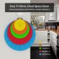 7 Pack Silicone Lids, Microwave Splatter Cover, 5 Sizes Reusable Heat Resistant