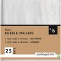 25 Pcs Poly Bubble Mailers 12.5X19 Padded Envelopes #6 Shipping Envelopes 2.5 Mi