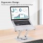 Laptop Stand Adjustable Laptop Computer Stand Portable Foldable Laptop Riser Not
