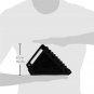 70472 Solid Rubber Heavy Duty Black Wheel Chock 2-Pack, 8" X 4" X 6"